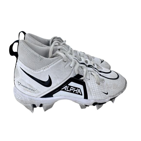Nike Other - Nike Alpha Menace 3 Shark Football‎ Cleats Men's 13C White Fast Flex CV0581-100